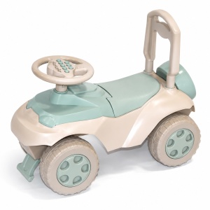 Masinuta de impins MyKids Music 0142/01eco Beige-Turquoise