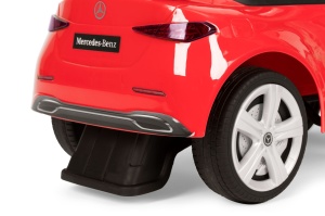 Masinuta Ride-On Pentru Copii, Mercedes Benz C-Class, Cu Melodii Si Clanxon, Spatar De Protectie Si Volan Multimedia, Rosie - Img 6