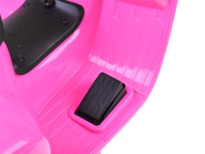 Motocicleta electrica pentru copii, Mini Vespa GTS300, baterie 4mAh, Roz - Img 5