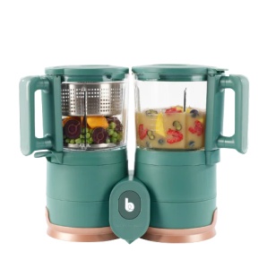 Robot multifunctional Babymoov Nutribaby Glass 4 in 1 din sticla si otel inoxidabil - Img 2