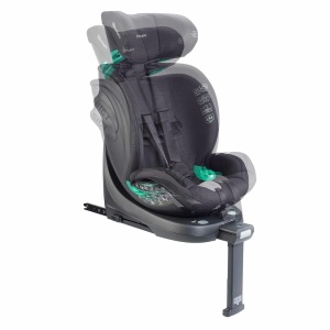 Scaun auto rotativ BabyGo, Prime 360, Black, 40-150 cm, certificat R129 - Img 6