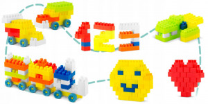 Set 300 de Cuburi de construit, Ricokids, RK-761, Create Your Dream Tower - Img 7