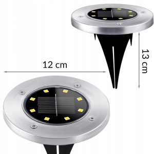 Set 6 Lampi pentru Gradina, Ilumen, L-103, cu incarcare solara, LED la sol, rezistente la apa IPX4, senzor de lumina, pornire automata - Img 6