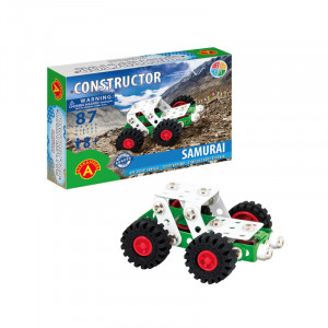 Set constructie 87 piese metalice Constructor-Samurai Off Road, +8 ani Alexander