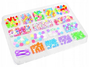 Set creativ, Margele pentru bratari, cercei, coliere, Jokomisiada, ZA3984 - Img 4