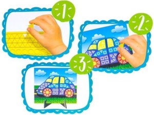 Set creativ, Mozaic din spuma, Color Day, XXL, ZA2127 B - Img 2