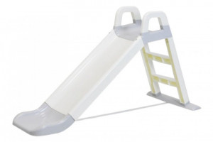 Tobogan pentru Copii 0140/12, greutate suportata 25 kg, 140 cm, Alb/Gri