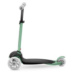 Trotineta de echilibru pentru copii, Ricokids, Loco, cu 3 roti, lumini LED, pliabila, ghidon reglabil, pana la 25 kg, Verde, 765107 - Img 2