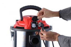 Aspirator Industrial Camry CR-7045, 1400W, Umed & Uscat, Funcție Suflare, Rezervor Inox 25L, Aspirare Cenușă - Img 5
