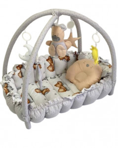 Babynest Plush MyKids 2IN1 0712 Teddy On Cloud