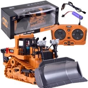 Buldozer cu telecomanda, sunete si lumini, RC0600 - Img 1