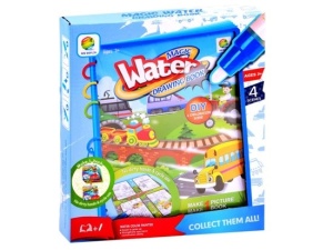 Carte de colorat cu marker, Magic Water Drawinng Book, ZA2957 A - Img 6