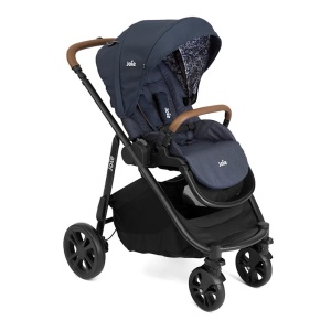 Carucior pentru copii multifunctional 3 in 1 Joie Versatrax E Navy Blazer (Carucior Versatrax E + Landou Ramble + scoica i-Snug) - Img 3
