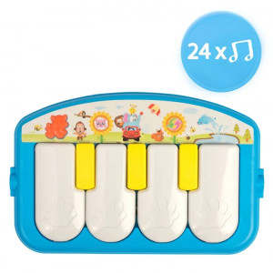 Covoras educational pentru copii, XXL, 3in1, interactiv, cu pian multifunctional detasabil, 24 melodii, Ricokids, 7316 - Img 5