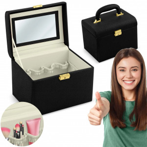 Cutie Pentru Cosmetice Massido MS-706, Neagra - Img 7