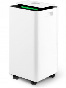 Dezumidificator BD-521, control tactil, display LED, filtru de particule antibacterian, detector de nivel al apei, alb, 46 x 25 x 25 cm