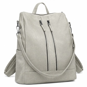 Geantă pentru Mămici, Tip Rucsac, pentru Scutece și Accesorii Bebeluși, cu Prindere la Cărucior, 35 x 35 x 15 cm, Gri