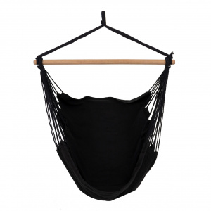 Hamac Brazilian De Gradina Tip Scaun, 115 x 95 cm, Sarcina Max 150kg, Pentru Casa si Gradina, Modern Home, Negru