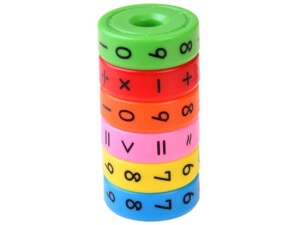 Joc educativ, Cilindru matematic rotativ, adunare, scadere, inmultire, impartire, Number Cube, ZA4290 - Img 3