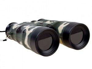 Jucarie Interactiva pentru Copii, Binoclu Militar cu Imprimeu Camuflaj, din Plastic, cu Snur de Agatat si Busola, Stimuleaza Imaginatia, Creativitatea si Jocul de Rol - Img 3
