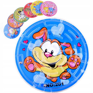 Jucarie interactiva, Pocket Labirint, diametru 7 cm, Jokomisiada, GR0224, diverse culori - Img 1