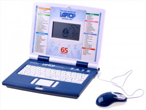 Laptop educational pentru copii, 65 de functii interactive, Jokomisiada, ZA3321 NI, Albastru - Img 3