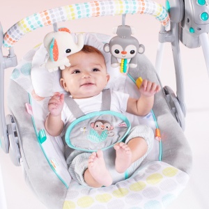 Leagan portabil Bright Starts Whimsical Wild™ - Img 2