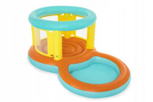 Loc de joaca gonflabil pentru copii, cu piscina, Jumptopia Bouncer, Bestway, 239 x 142 x 102 cm