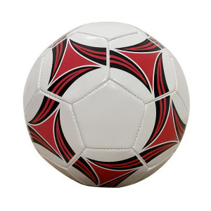 Minge de fotbal, Alb/Rosu marimea 5