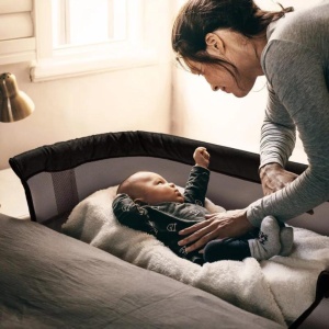 Patut co-sleeper BabyGo Vivaldi Beige - Img 5