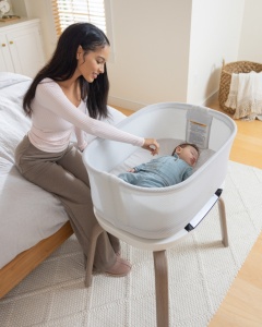 Patut co-sleeper Graco Eluma Nest Luna cu leganare automata si sistem inteligent de detectare a plansului - Img 10
