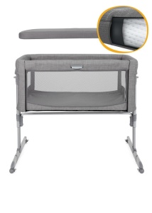 Patut Pliant 2 in 1 Joie Roomie Glide Foggy Gray - Img 10