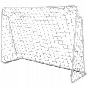 Poarta de foltbal, 215 x 153 x 76 cm, plasa rezistenta de polietilena, cuie pentru ancorare, Neo-Sport, 1457