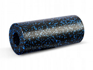 Rola pentru exercitii fitness, din spuma EPP, compacta, rezistenta la apa, Neo-Sport, 33x14 cm, Albastra