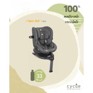 Scaun auto Joie i-Spin 360° Shell Gray, Colectia Cycle, 40-105 cm, testat ADAC si certificat R129 - Img 8