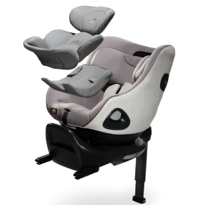 Scaun auto rotativ Joie i-Size i-Harbour Signature Oyster, 40-105 cm, testat ADAC si certificat R129 - Img 9