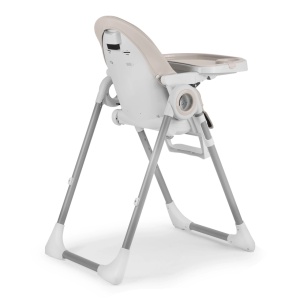 Scaun de masa reglabil, multifunctional, 3in1, pliabil, inaltime reglabila, spatar reglabil, pozitie de somn, tava detasabila, Nukido, Belo, Gri - Img 2