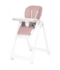 Scaun Pentru Hranire, Ecotoys, Ajustabil, 2 in 1, tava detasabila, suport pentru picioare reglabil, spatar reglabil, Roz