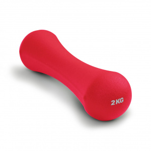 Set 2 Greutati pentru exercitii fizice, gantere, ModernHome, 2 x 2 kg, 21 x 6 cm, Roz - Img 2