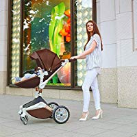 Set 4 in 1 - Carucior Hot Mom 360 Coffe 2 in 1 + Scoica auto Joie i-Size i-Gemm 3 Shale + Baza isofix i-Base Encore - Img 2