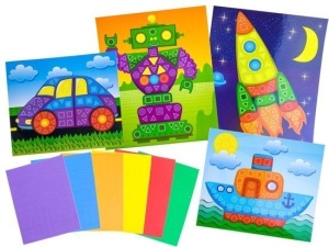 Set creativ, Mozaic din spuma, Color Day, XXL, ZA2127 B - Img 3