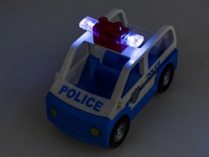 Set de construit ,92 piese, Blocuri, Figurine, Politie, Masina, Elicopter, Caine , ZA2112 - Img 7