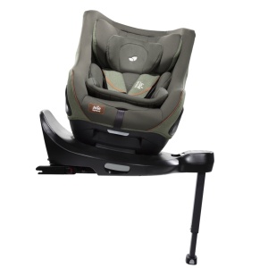 Set scaun auto rotativ i-Size Joie i-Harbour Signature Pine, 40-105 cm + Baza i-Size i-Base Encore, testat ADAC si certificat R129 - Img 5