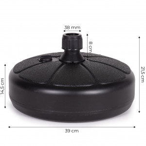 Suport Universal Pentru Umbrela De Gradina, Modern Home, YB17013, Negru - Img 2