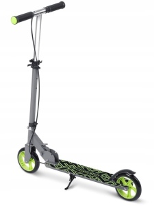Trotineta pentru copii, cu 2 roti, tip urban, frana de mana, Ricokids, Kodi, Greutate maxima utilizator 50 Kg, Green - Img 6