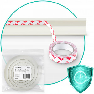 Banda De Spuma Pentru Protectie Mobilier, Autoadeziva, Pentru Siguranta Copiilor, Ricokids, 2 metri, Alba - Img 5
