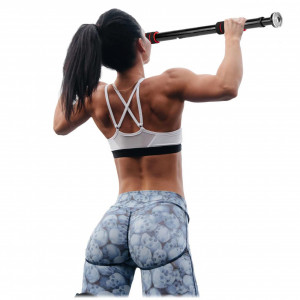 Bara pentru tractiuni, reglabila, 60 - 85 cm, sarcina 150 kg, Neo-Sport, NS-310 - Img 3