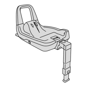 Baza isofix pentru scaun auto copii, Kunert, IQ Avionaut 2.0 C, cu sistem informatic pentru instalare corecta, cu picior de sprijin, compatibila cu Avionaut Pixel, Avionaut Pixel PRO, Avionaut Aerofix, Avionaut Aerofix RWF, Avionaut Cosmo - Img 3