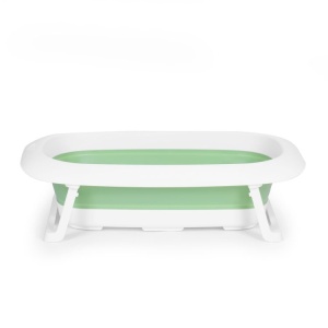Cadita pliabila pentru bebelusi, cu Dop Senzor de temperatura, suport antiderapant, Ecotoys, HA-B31Green - Img 4