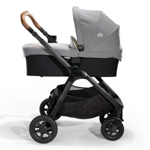 Carucior pentru copii multifunctional 3 in 1 Joie Finiti Signature Carbon/Shale (Carucior Finiti Carbon + Landou Ramble XL Carbon+ scoica i-Gemm Shale) - Img 3